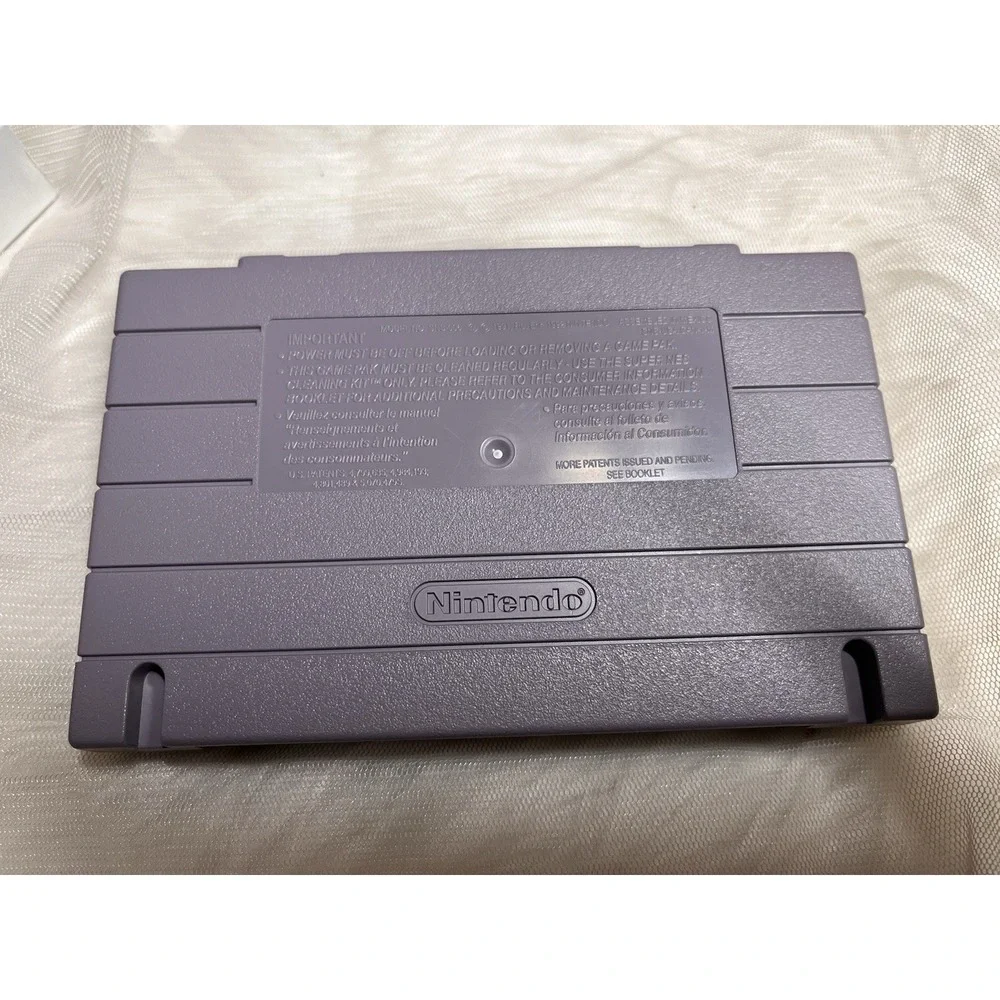 WF Super Wrestle Mania SNES W/ Box Manual Insert Game‎ Tested Working Very Nice